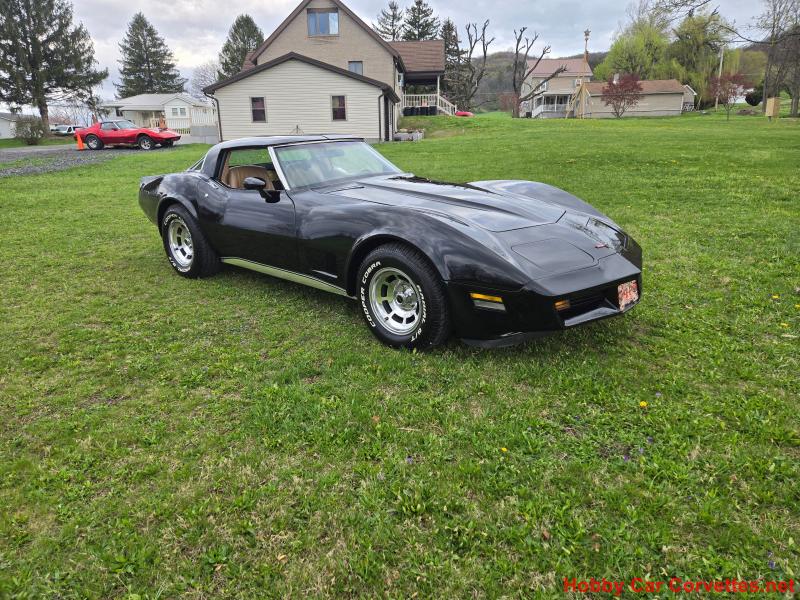 1981 Black Corvette For Sale