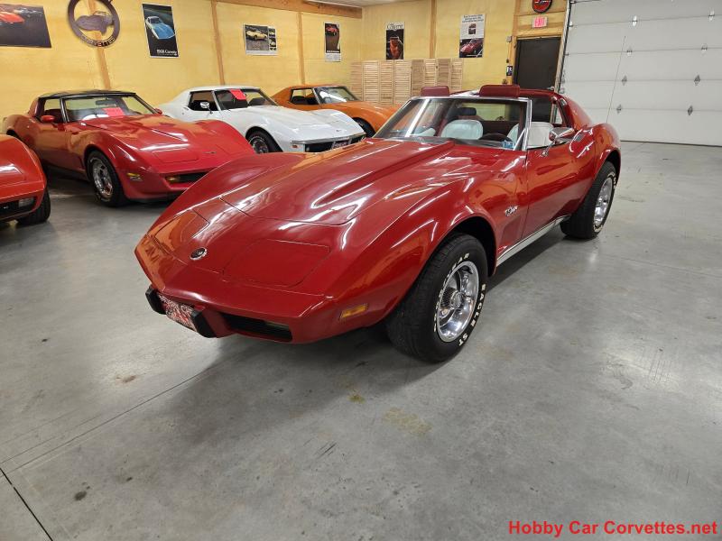 1976 Red Chevy Corvette T-Top