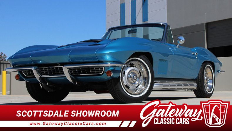 1967 Blue Chevy Corvette Convertible 1967 Blue Chevy Corvette Convertible