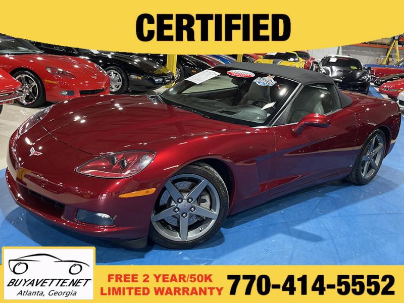 2007 Monterey Red Chevy Corvette Convertible