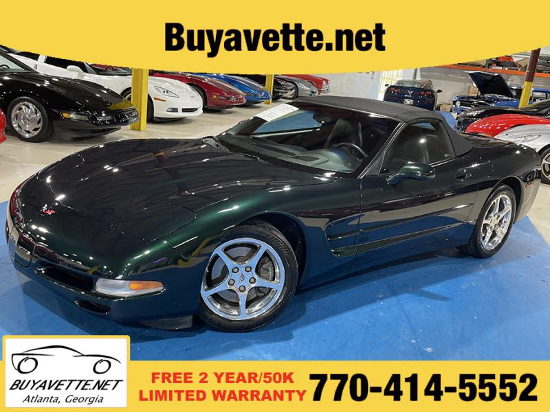 2001 Dark Bowling Green Chevy Corvette Convertible