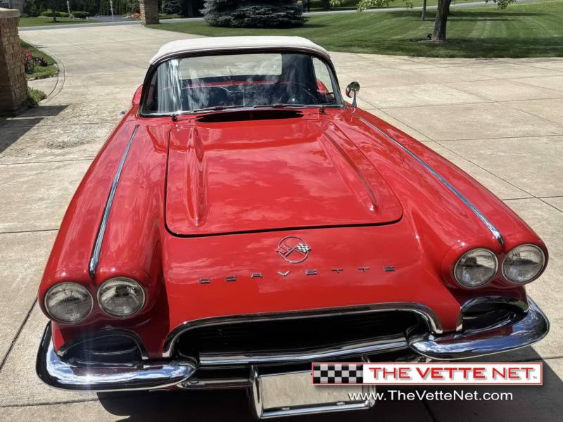 1962 Roman Red Chevy Corvette Convertible 1962 Roman Red Chevy Corvette Convertible