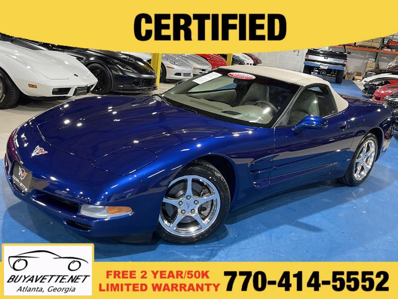 2004 Lemans Blue Chevy Corvette Convertible