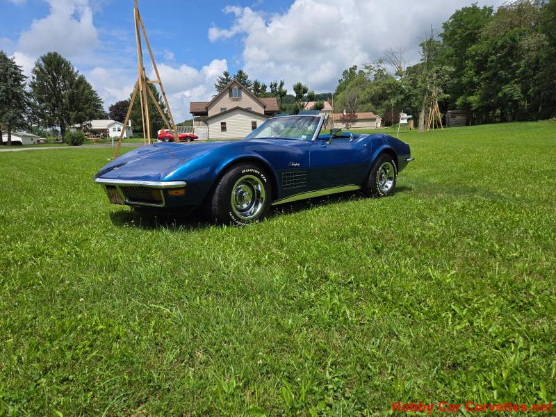1971 Blue Corvette Convertible 1971 Blue Corvette Convertible