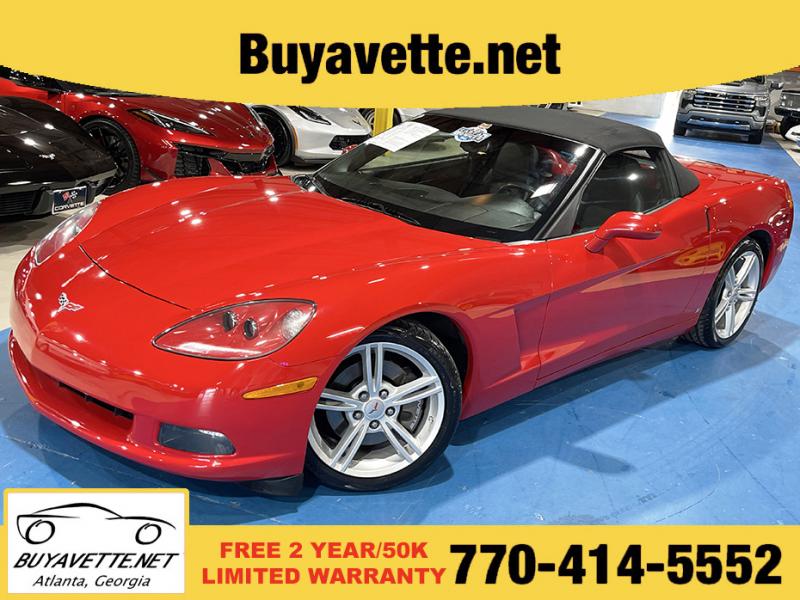 2008 Victory Red Chevy Corvette Convertible