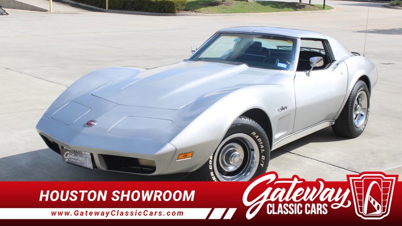 1974 Silver Chevy Corvette T-Top