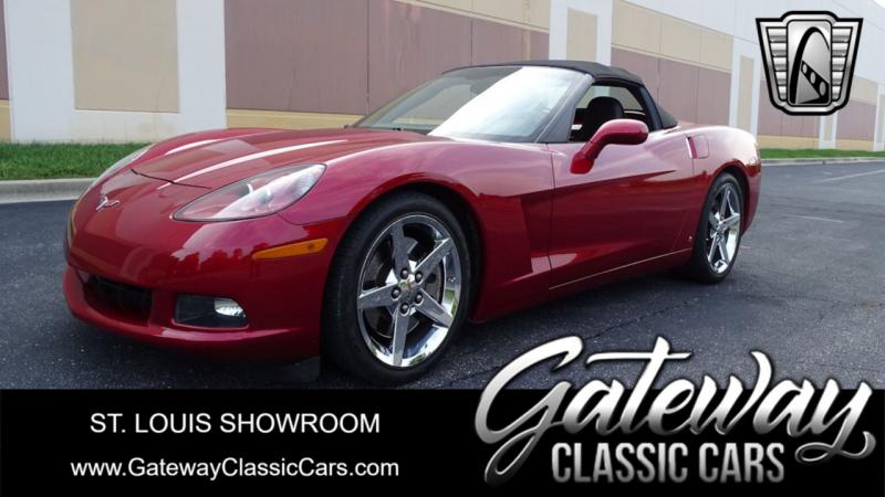 2008 Red Chevy Corvette Convertible