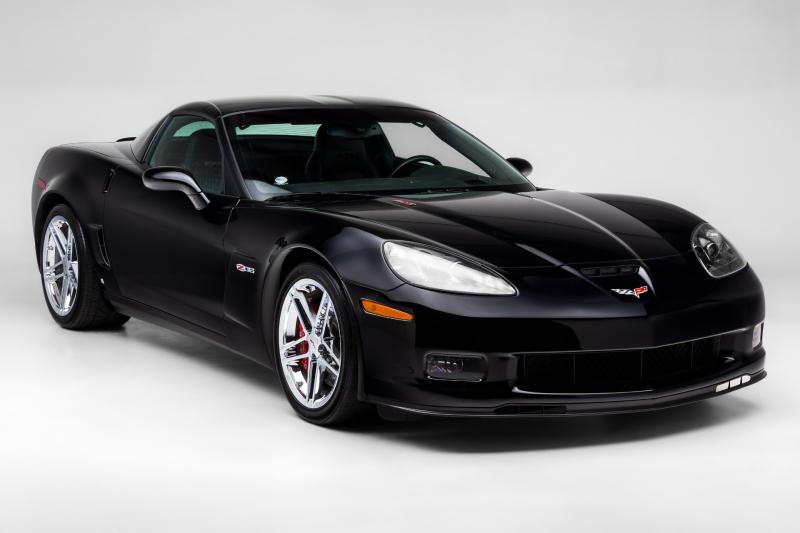 2008 Black Chevy Corvette Coupe