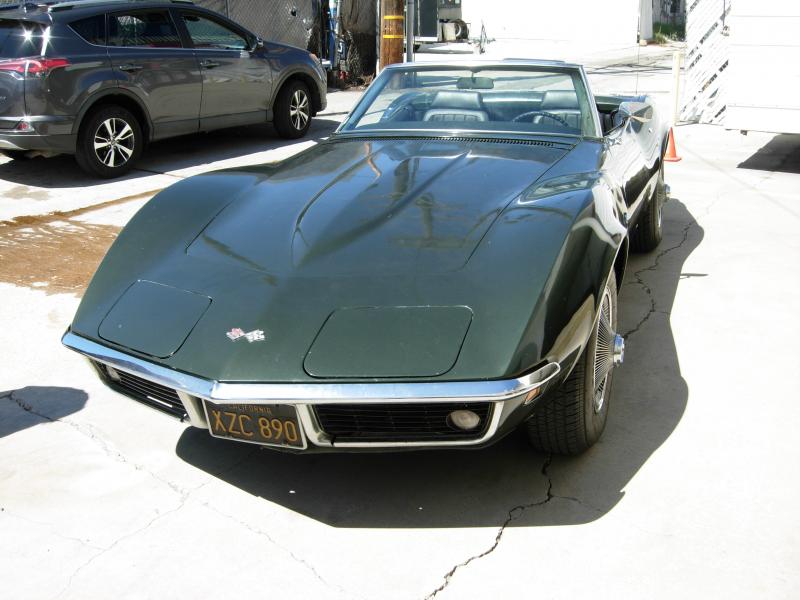 1969 green Chevy Corvette Convertible