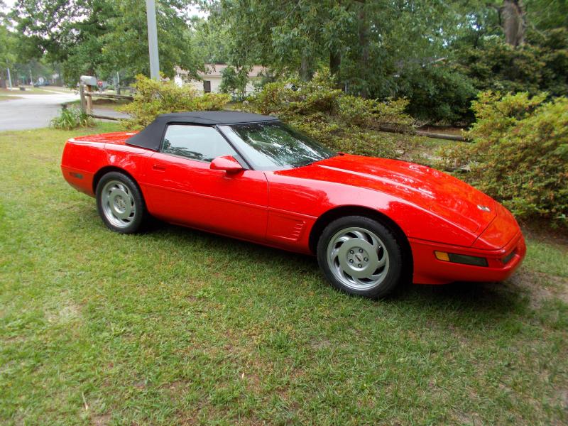 1996 Torch Red Chevy Corvette Convertible