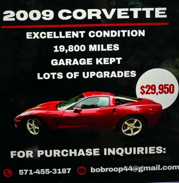 2009 Corvette Coupe - LOW MILEAGE 