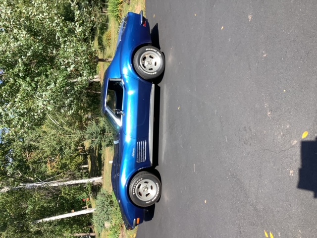 1972 Blue Chevy Corvette T-Top
