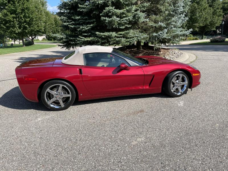 2008 Crystal Red Tintcoat Chevy Corvette Convertible