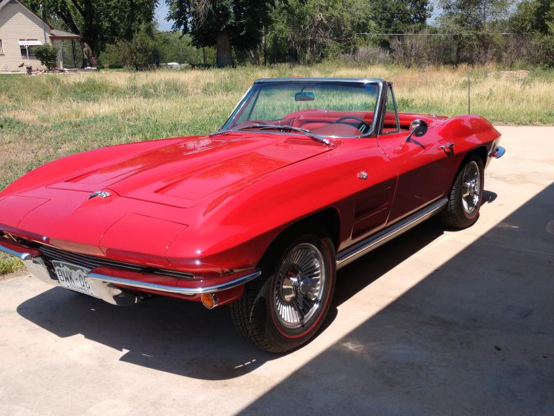 1964 Riverside Red Chevy Corvette Convertible