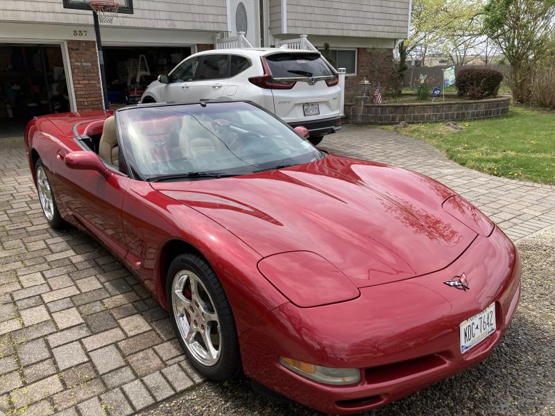 Magnetic Red 2002 Corvette Convertible id:89643