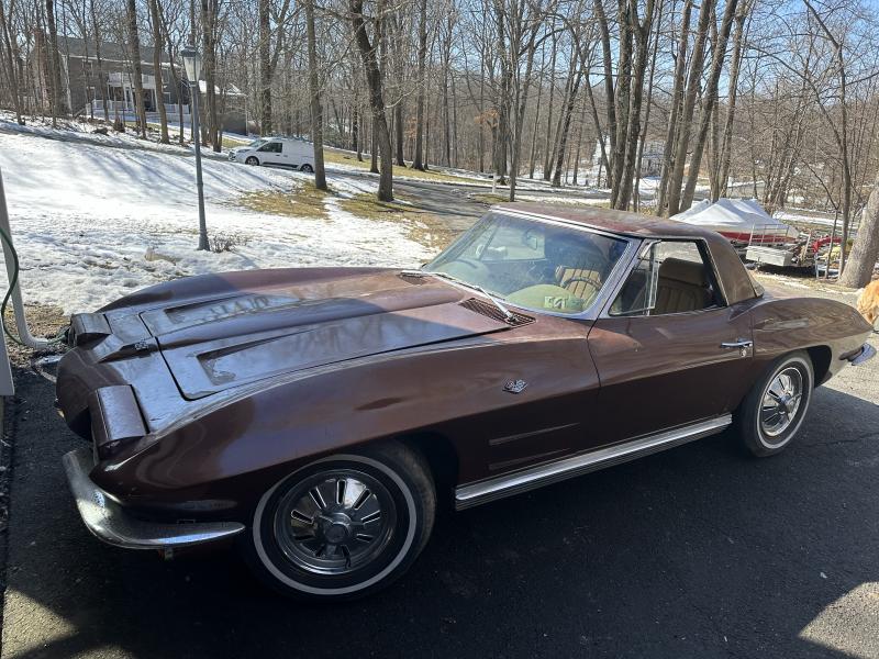 1964 brown Chevy Corvette Convertible