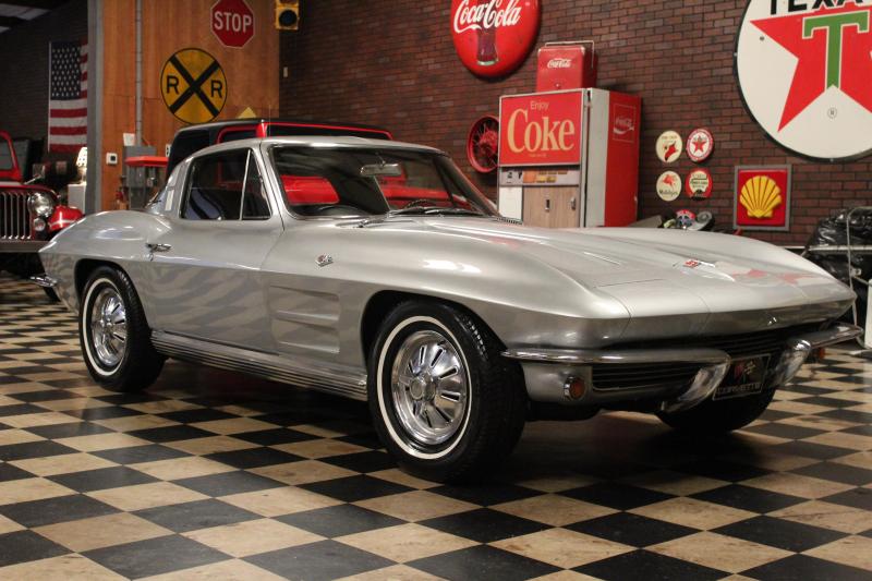 Silver 1964 Corvette Coupe id:90186