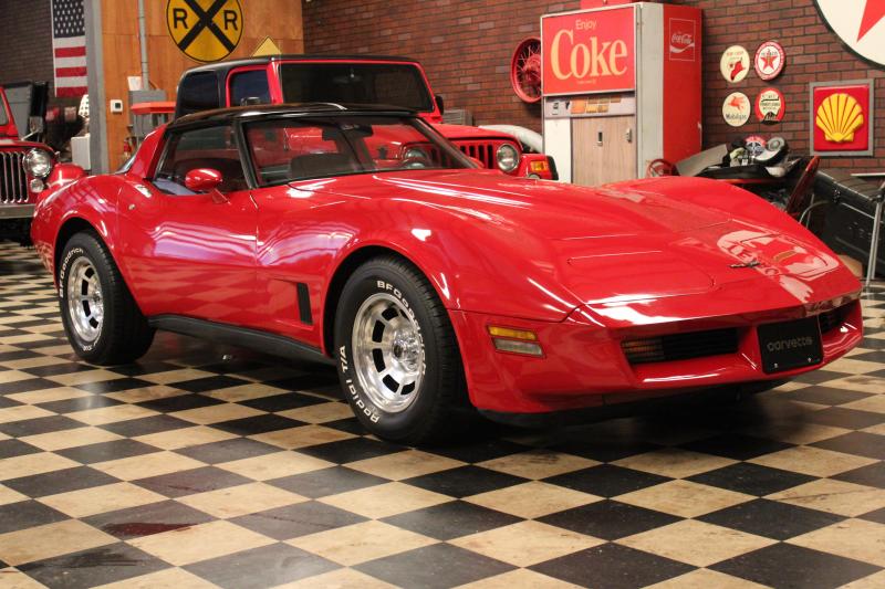 Red 1981 Corvette T-Top id:90271