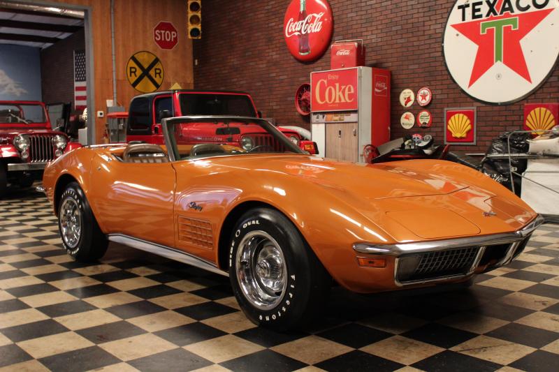 Ontario Orange 1971 Corvette Convertible id:90281