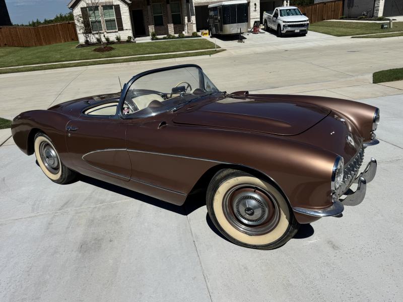 1957 Aztec Copper Chevy Corvette Convertible 1957 Aztec Copper Chevy Corvette Convertible