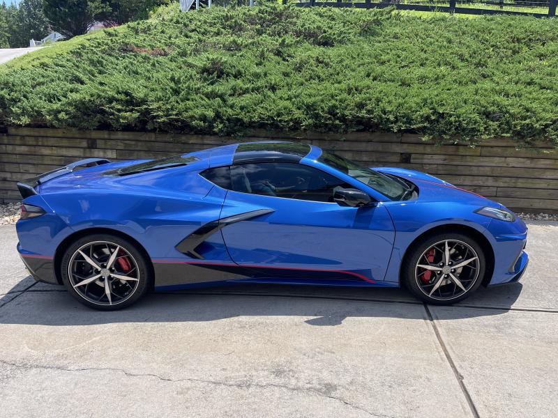 2021 Elkhart Blue Corvette Coupe