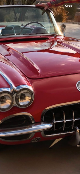 1959 Red Chevy Corvette Convertible