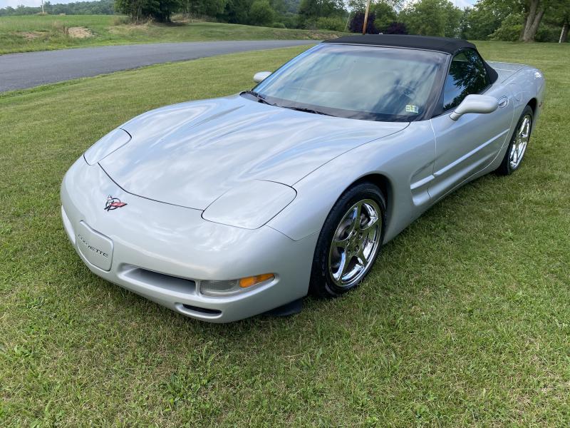 1998 Silver Chevy Corvette Convertible