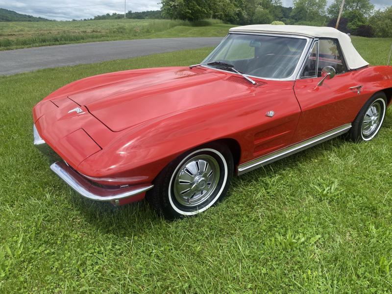 1964 Red Chevy Corvette Convertible
