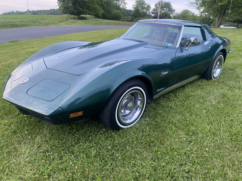 1973 Green Chevy Corvette Coupe