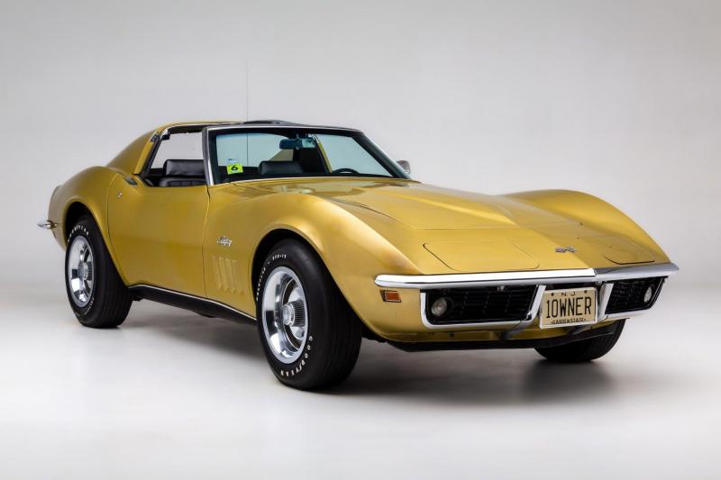 1969 Riverside Gold ORIG! Chevy Corvette T-Top