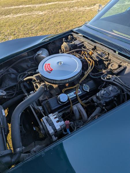 1970 Brands Hatch Green  Chevy Corvette Convertible