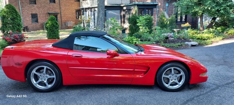 1999 torch red Chevy Corvette Convertible