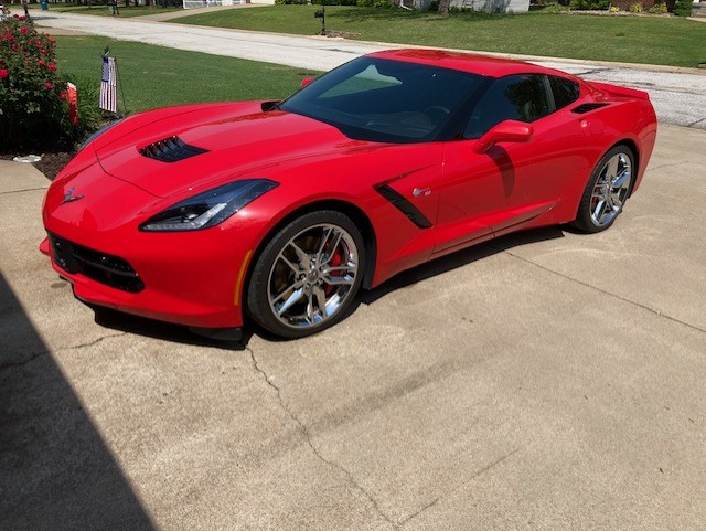 2019 Torch Red Chevy Corvette Coupe