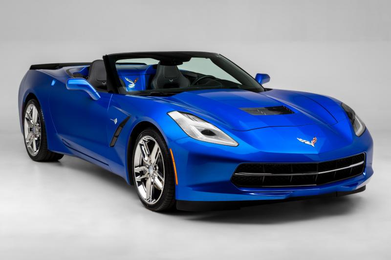 2015 Laguna Blue Chevy Corvette Convertible